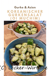Koreanischer Gurkensalat (oi muchim)