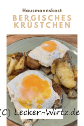Krüstchen – Schnitzel mit Spiegelei und Bratkartoffeln