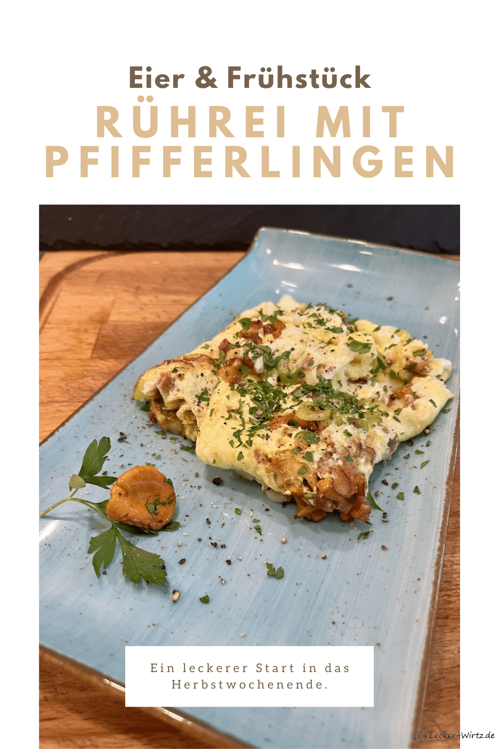Rührei mit Pfifferlingen
