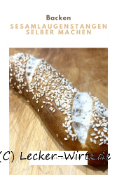 Sesamlaugenstangen selber machen