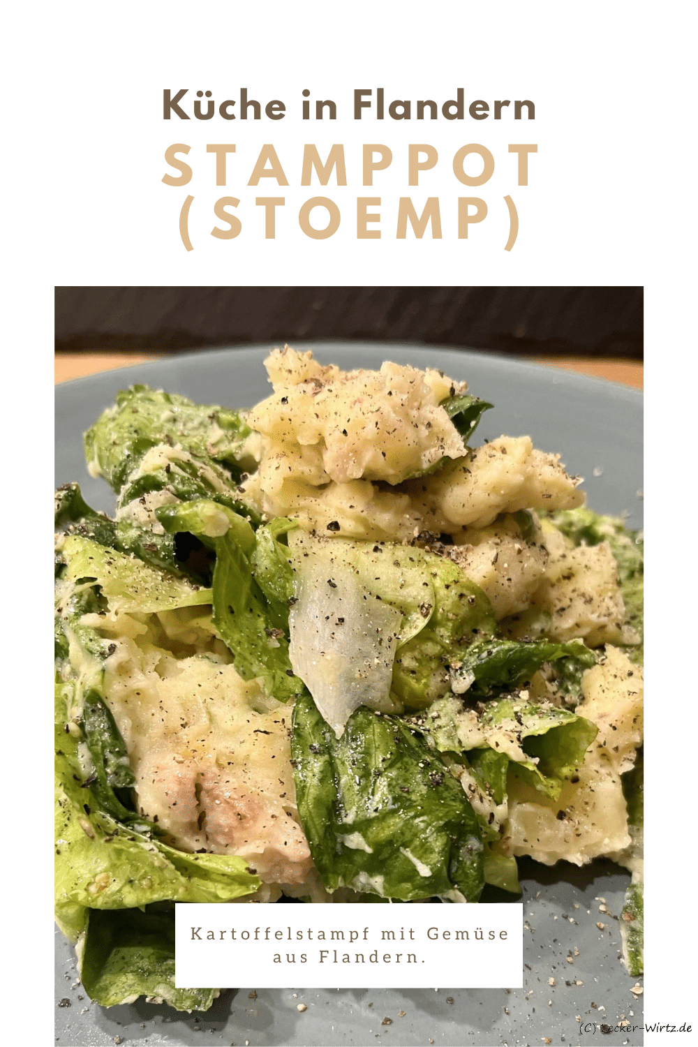 Stamppot (Stoemp) – Kartoffelstampf mit Gemüse aus Flandern