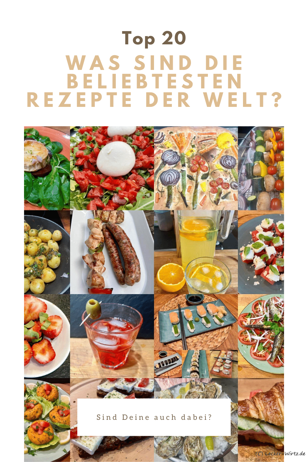 Was sind die beliebtesten Rezepte der Welt?