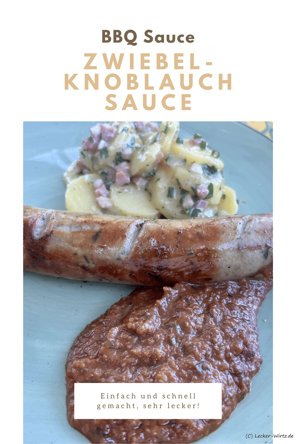 Zwiebel-Knoblauch Sauce