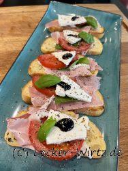 Crostini Prosciutto-Ricotta Salata