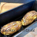Die Ofenkartoffeln aus dem Dutch Oven sind fertig