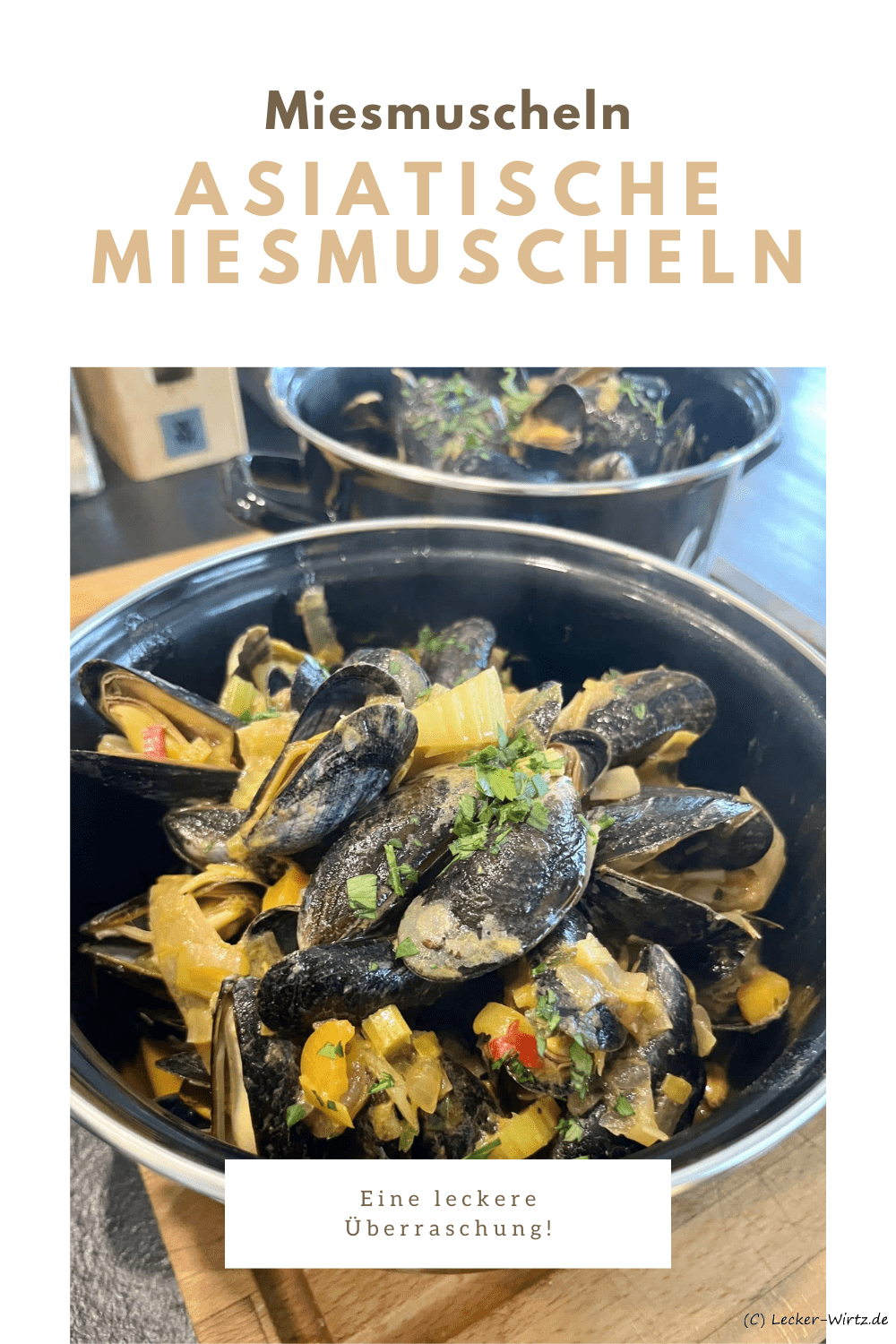Asiatische Miesmuscheln