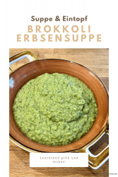 Brokkoli-Erbsensuppe