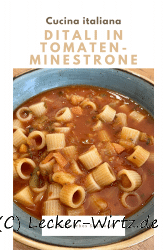 Ditali in Tomaten-Minestrone
