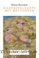 Kartoffelsuppe mit Mettenden