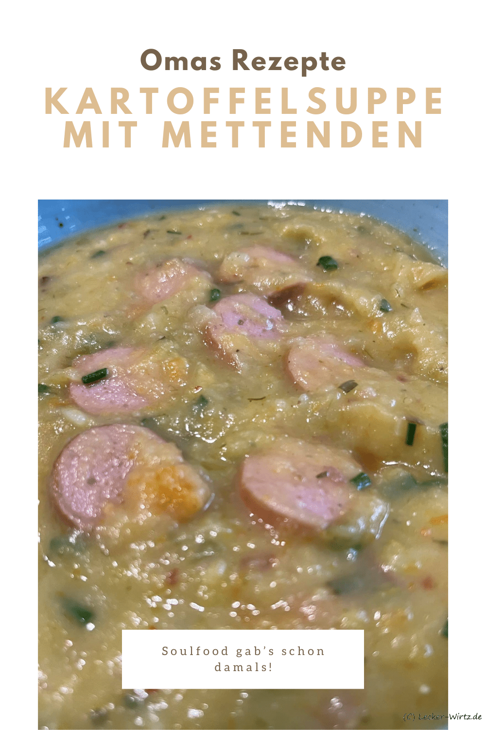 Kartoffelsuppe mit Mettenden