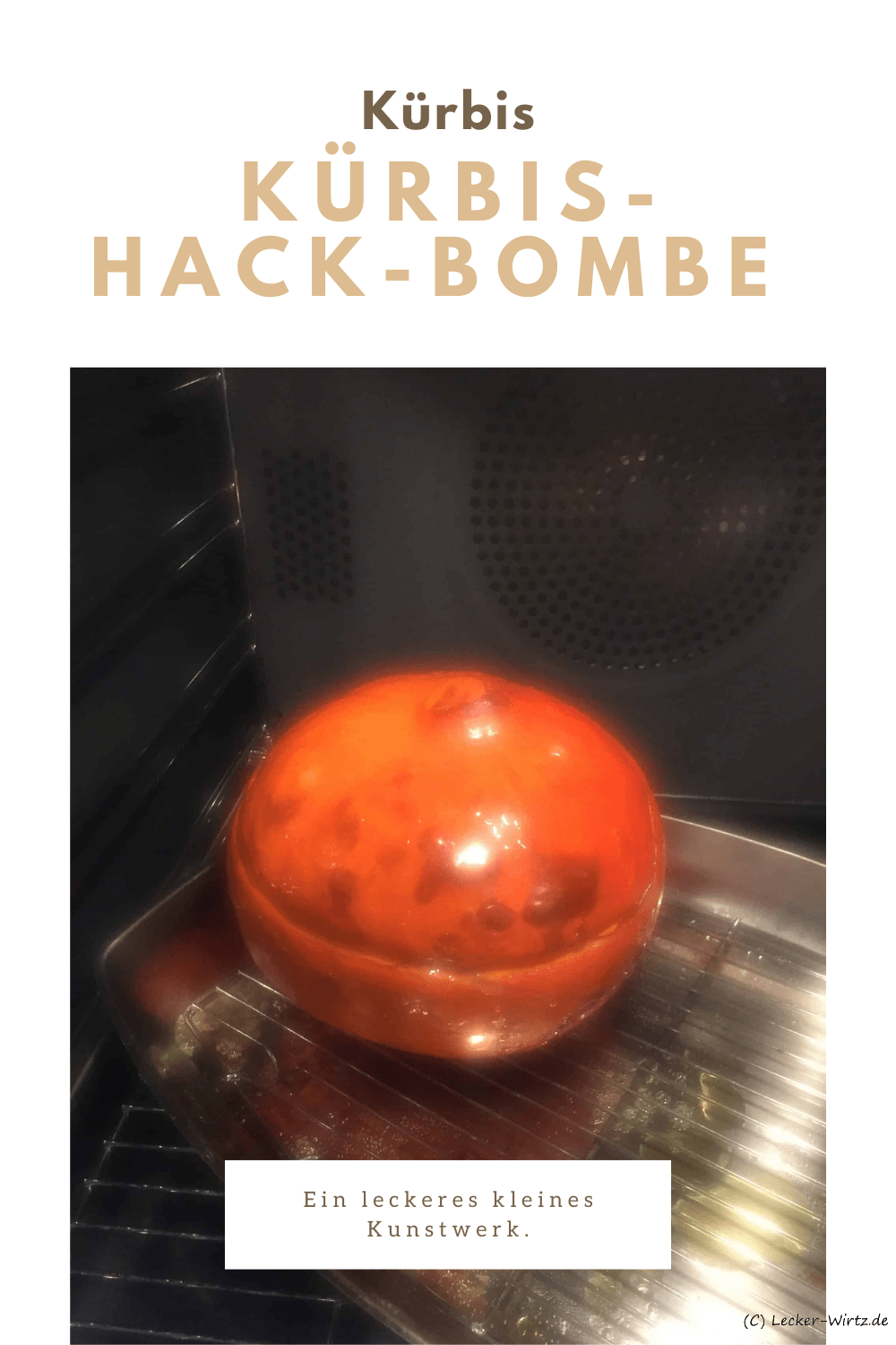 Kürbis-Hack-Bombe aus dem Backofen