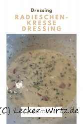 Radieschen-Kresse Dressing