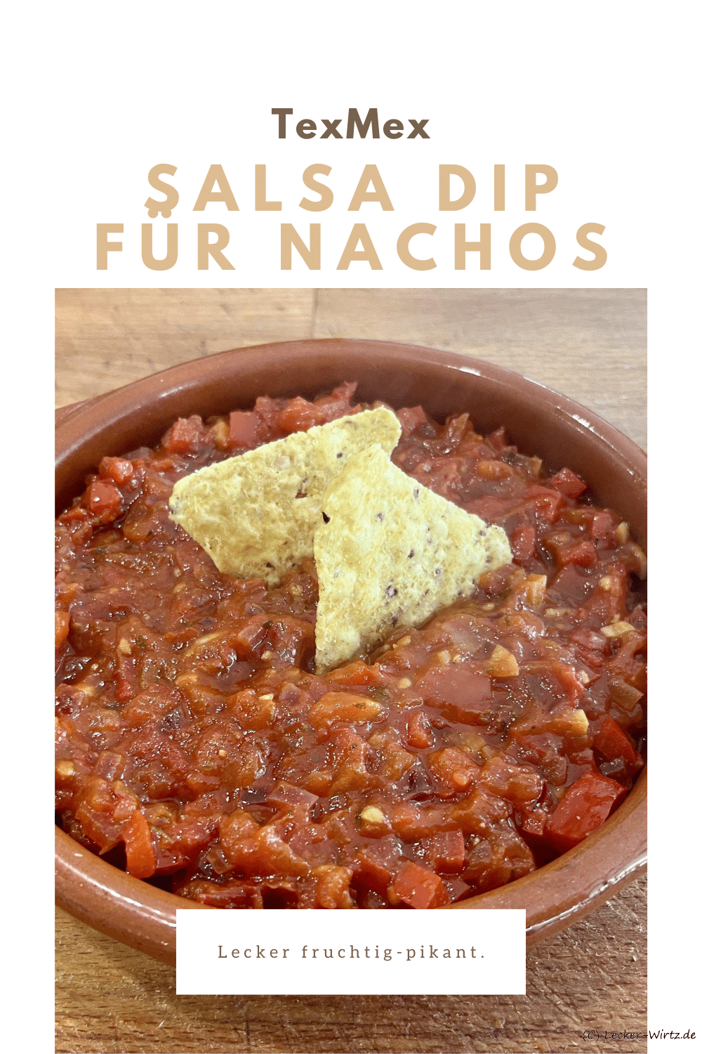 Salsa Dip für Nachos