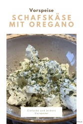 Schafskäse mit Oregano
