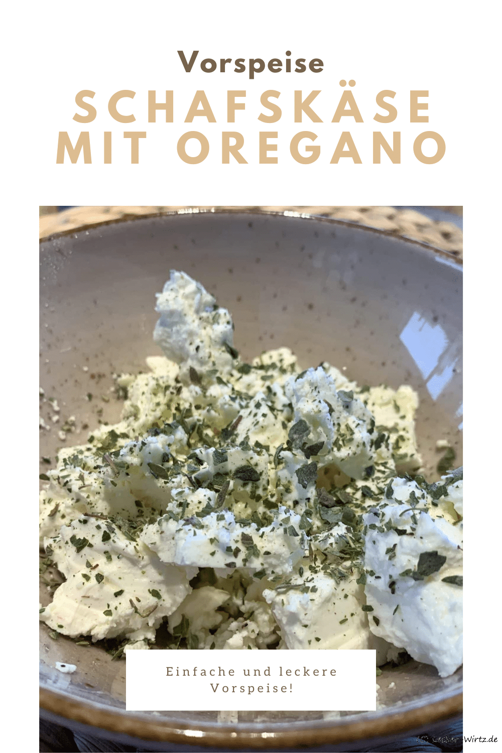 Schafskäse mit Oregano