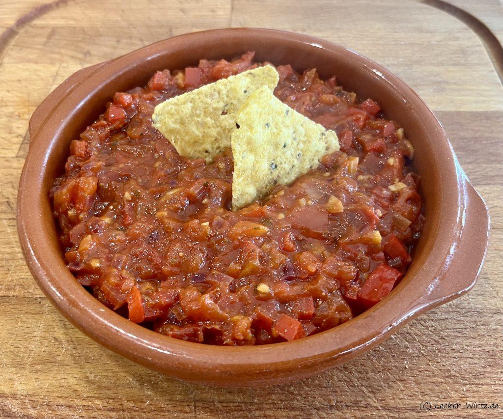 Salsa Dip für Nachos