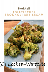Asiatischer Brokkoli mit Sesam