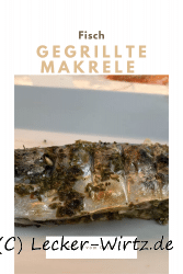 Gegrillte Makrele – Maquereau grillé