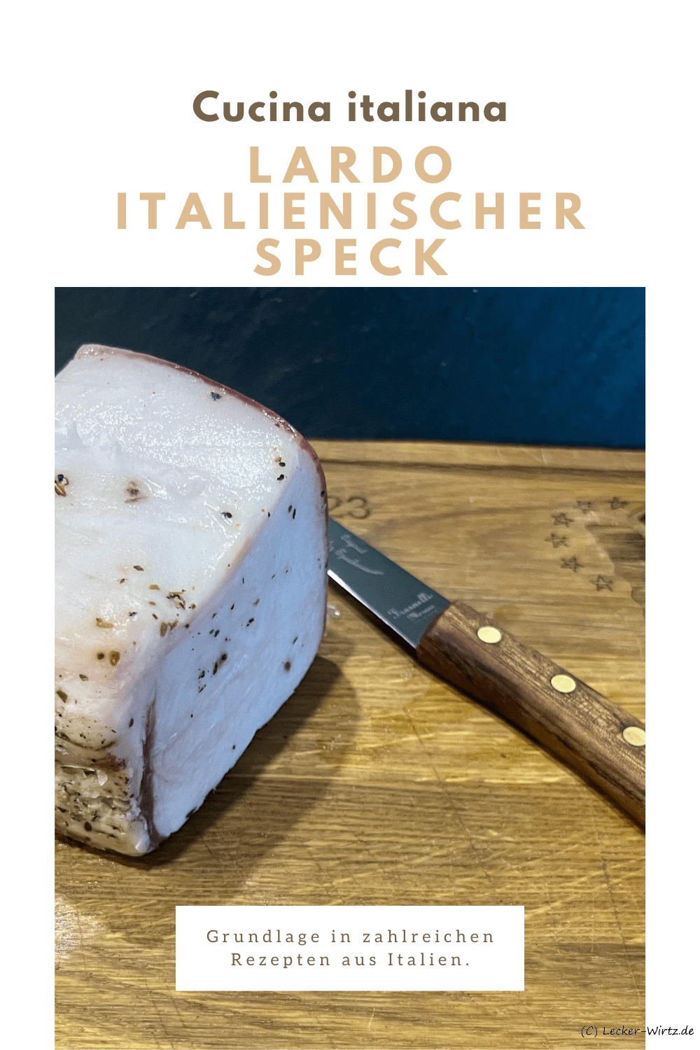 Lardo - italienischer Speck