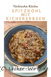 Muttaikose Usli – Spitzkohl mit Kichererbsen