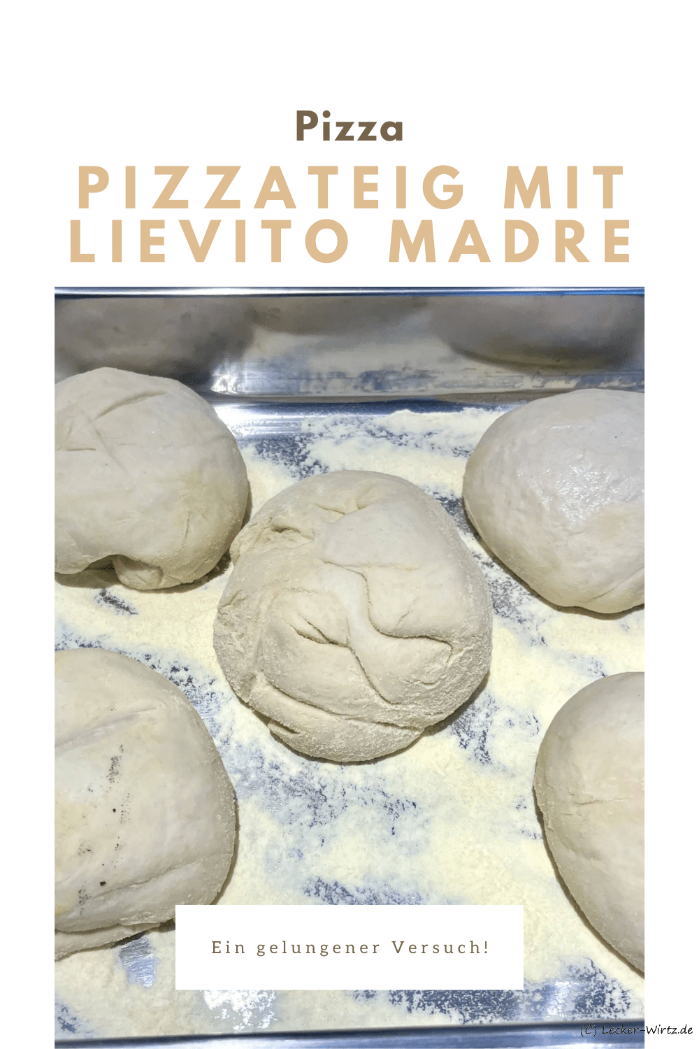 Pizzateig mit Lievito Madre