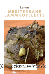 Mediterrane Lammkoteletts