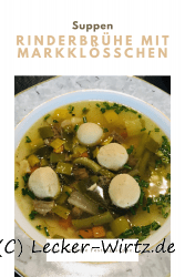 Rinderbrühe mit Markklößchen