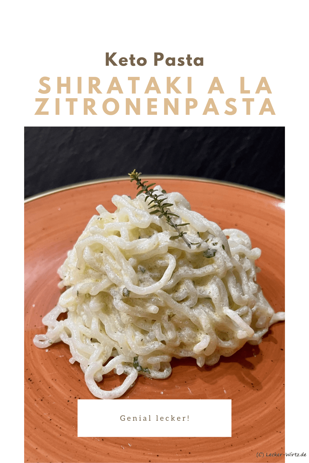 Shirataki a la Zitronenpasta
