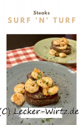 Surf ’n‘ Turf – Filetsteak mit Seafood