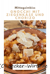 Gnocchi mit Ziegenkäse und Chorizo