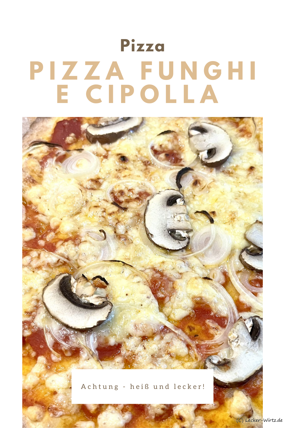 Pizza Funghi e Cipolla – Teig mit Lievito Madre