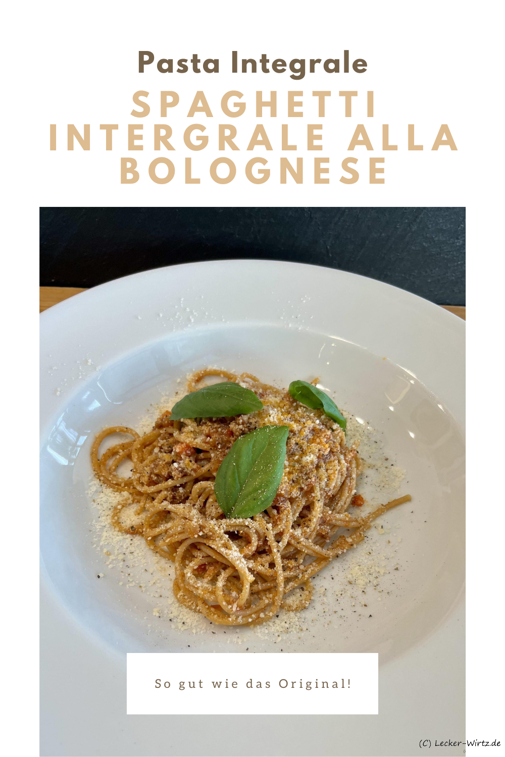 Spaghetti Integrale alla Bolognese