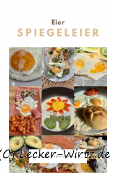 Spiegeleier in verschiedenen Variationen
