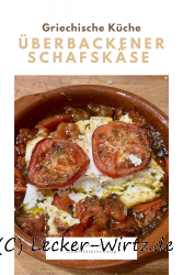 Überbackener Schafskäse mit Saganaki Gewürzmischung