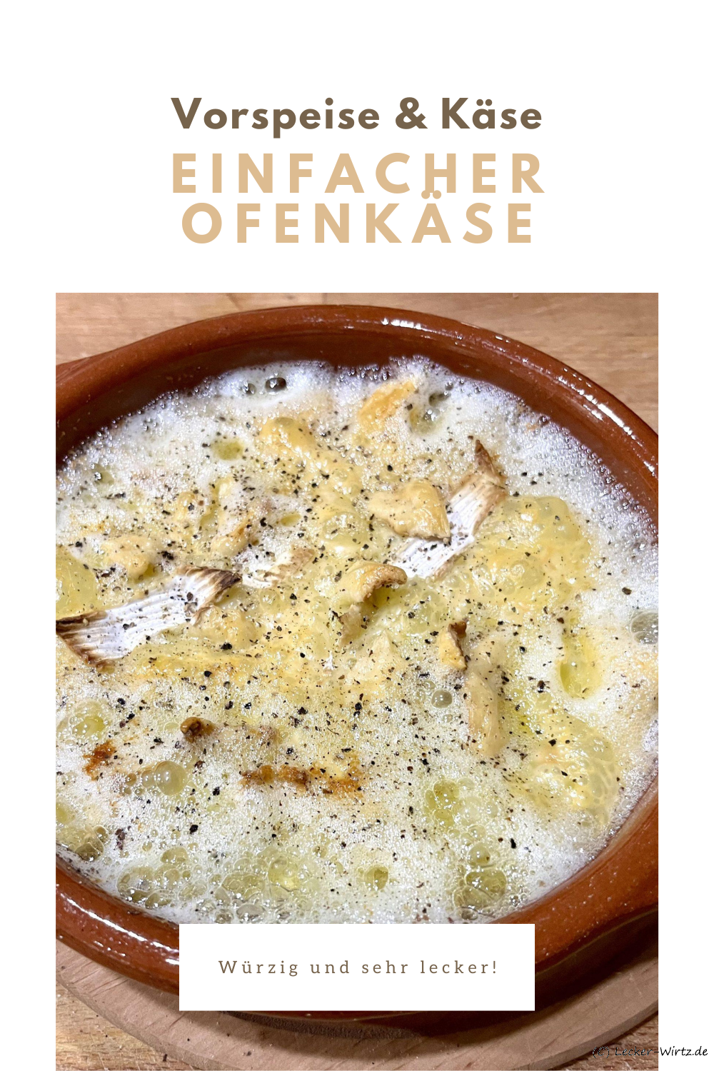 Einfacher Ofenkäse