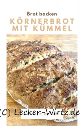 Körnerbrot mit Kümmel