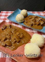 Geschmortes Rindfleisch mit Zwiebeln – zum vollständigen Rezept