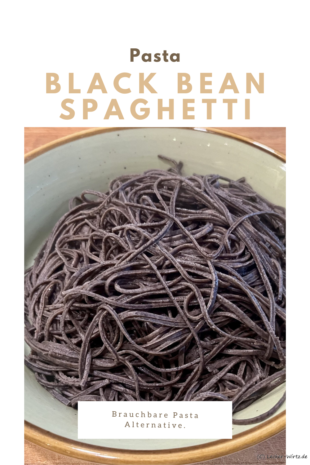 Black Bean Spaghetti