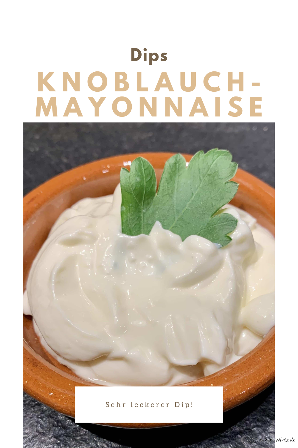 Knoblauch-Mayonnaise