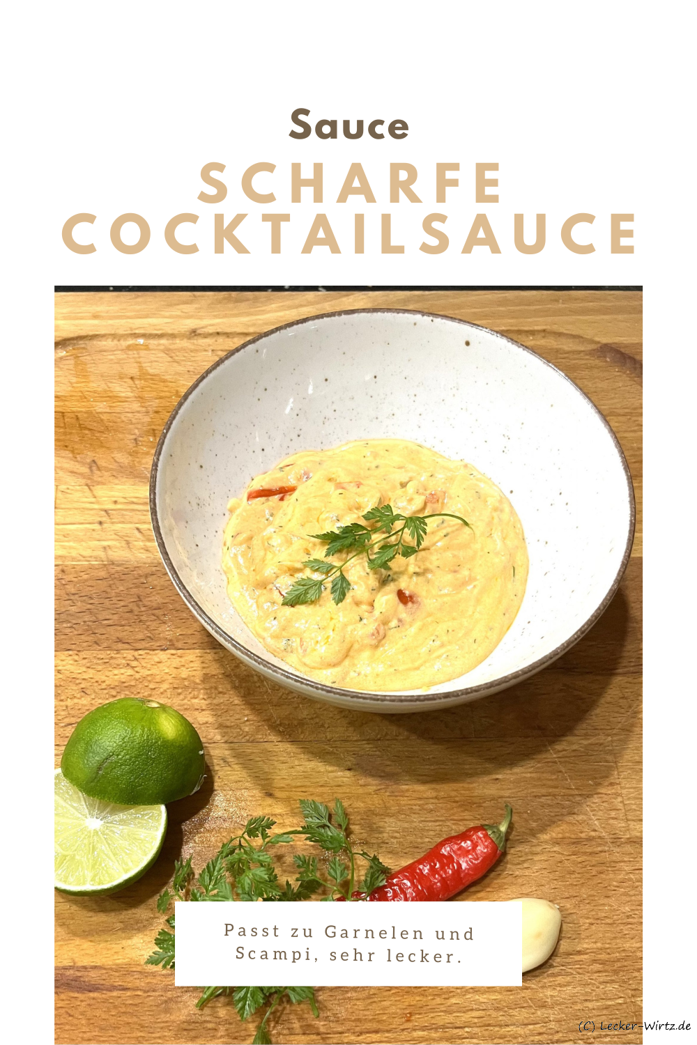 Scharfe Cocktailsauce