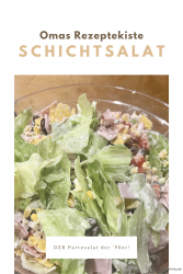 Schichtsalat nach Omas Rezeptbuch