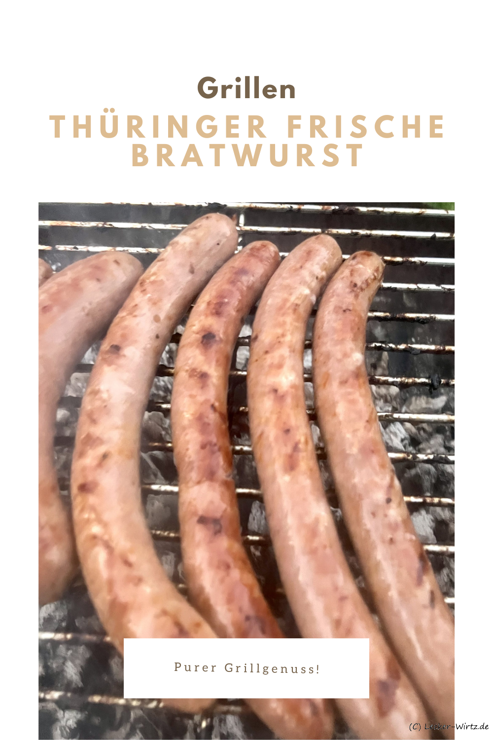 Thüringer frische Bratwurst