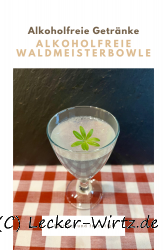 Alkoholfreie Waldmeisterbowle