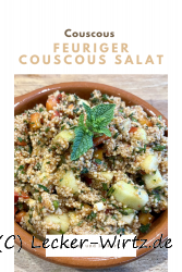 Feuriger Couscous Salat