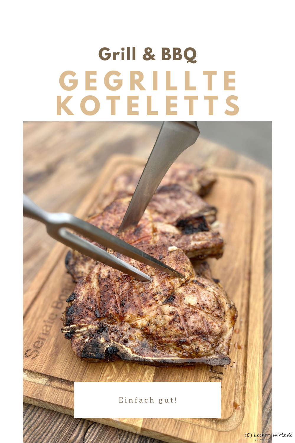 Gegrillte Koteletts