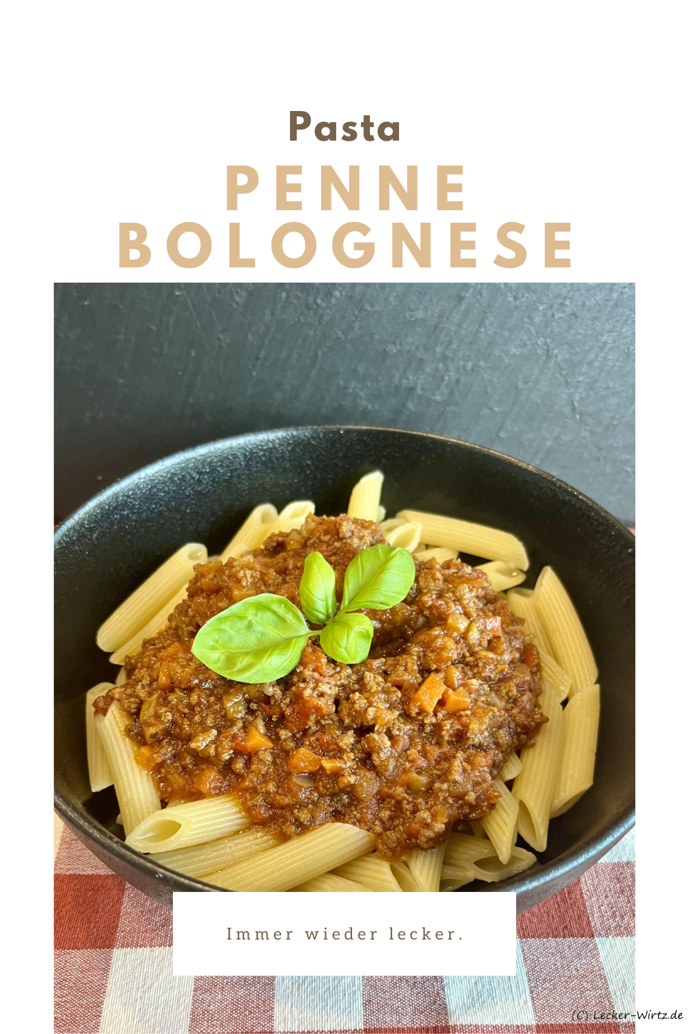 Penne Bolognese