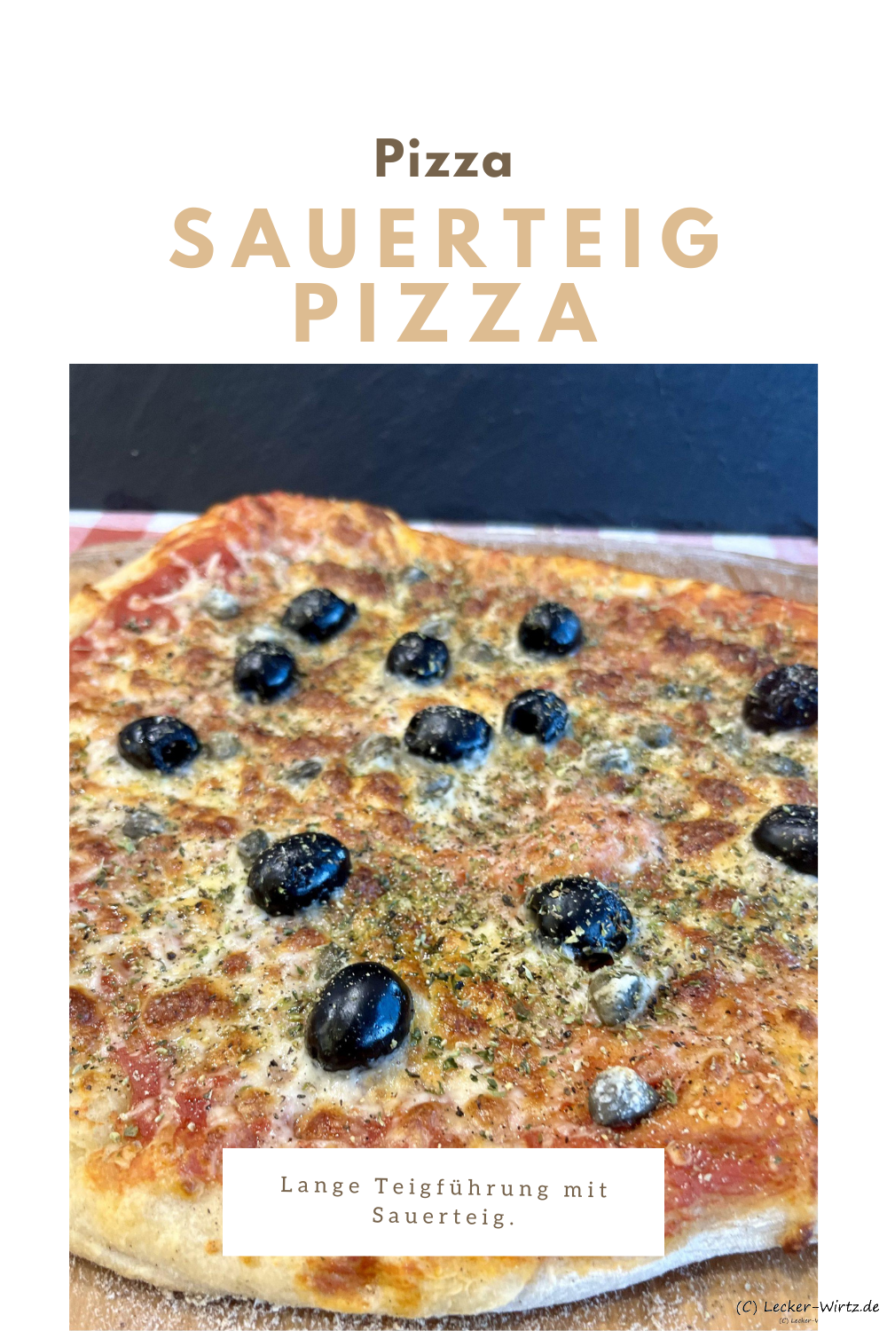 Sauerteig Pizza