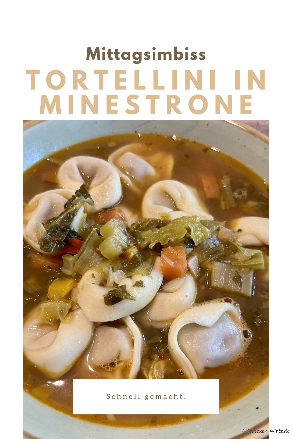Tortellini in Minestrone