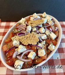Dakos - griechischer Tomatensalat