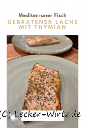 Gebratener Lachs mit Thymian